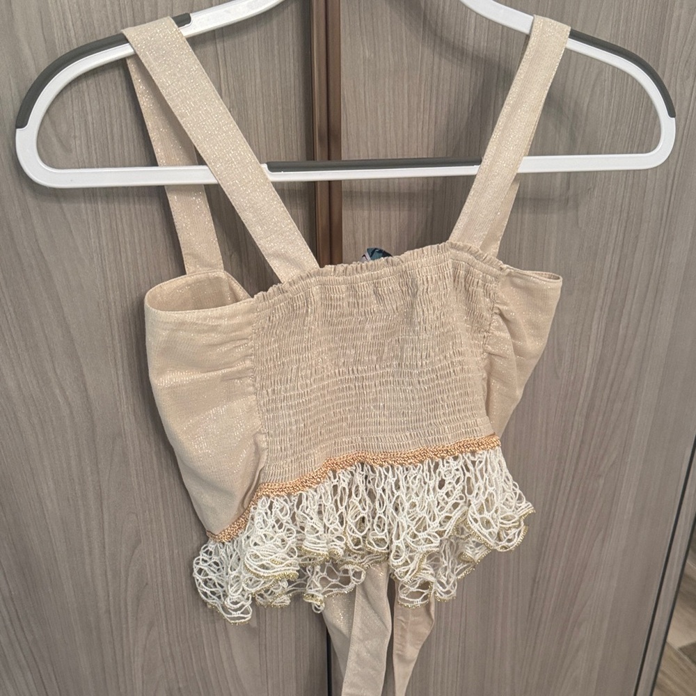 Boho Cream Lace Maxi Skirt & Top - Picture 7 of 8